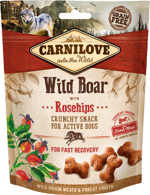 Crunchy Wild Boar with Rosehips