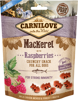 Crunchy Mackerel with Raspberries