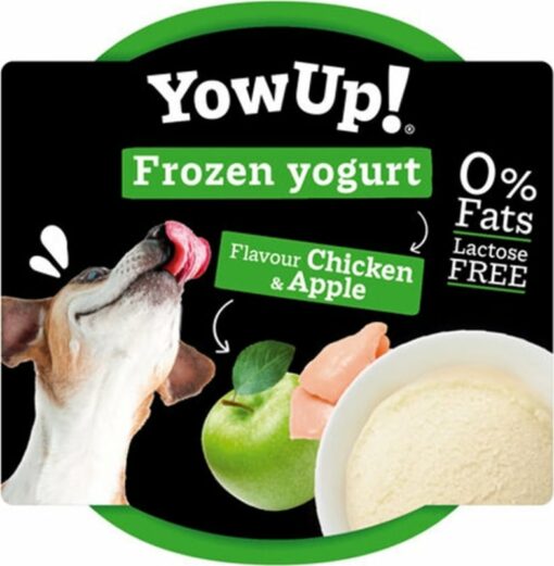 Yaourt glacé pour chien Yow Up ! poulet et pomme