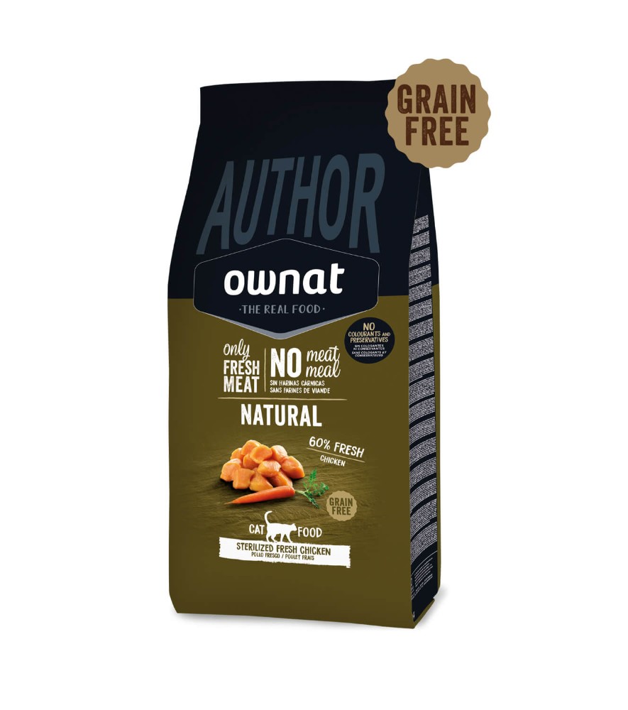 OWNAT AUTHOR GF STERILIZED FRESH CHICKEN - Chat