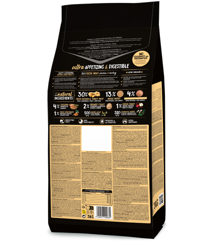 ULTRA OWNAT - Poulet & Dinde - YOUNG STERILIZED (1 à 6 ans) - 3 kg – Image 3
