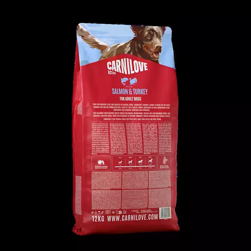 Croquettes ACTIVE Chien adulte - Saumon et dinde - 12kg – Image 2