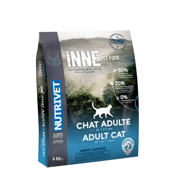 INNE pet food - Chat Adulte Poisson- Grain Free - Nutrivet