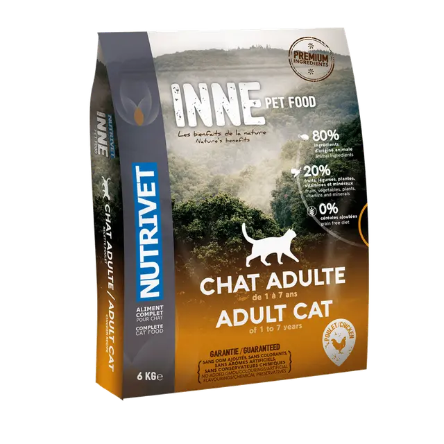 INNE pet food - Chat Adulte Poulet - Grain Free - Nutrivet