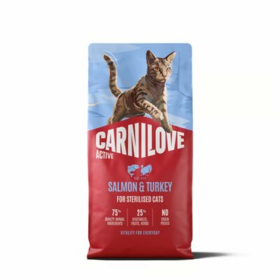 Croquettes ACTIVE Chat stérilisé - Saumon et dinde