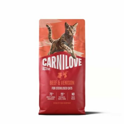 Croquettes ACTIVE Chat stérilisé - Bœuf et gibier